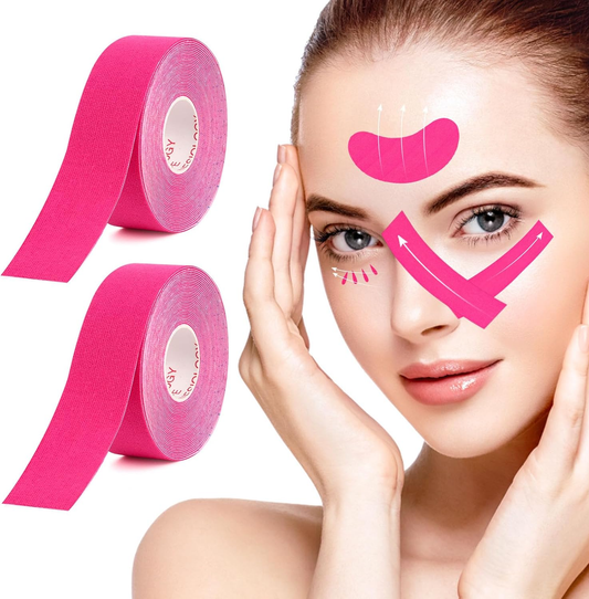 Face Lifting with Kinesio Tape: Benefits & How to Apply It at Home