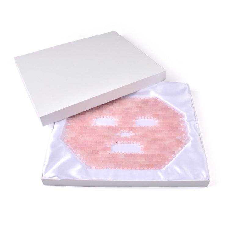 Rose Quartz Jade Mask Face for Headache Stress Relief Relax Skin Care
