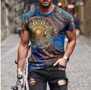 3D Printed T-Shirt Graphic Digital Unisex Man Woman Casual Fit Design