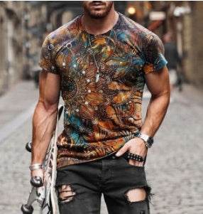 3D Printed T-Shirt Graphic Digital Unisex Man Woman Casual Fit Design