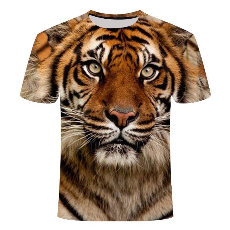 3d Printed T-shirt Lion Anime design Unisex Man and Woman