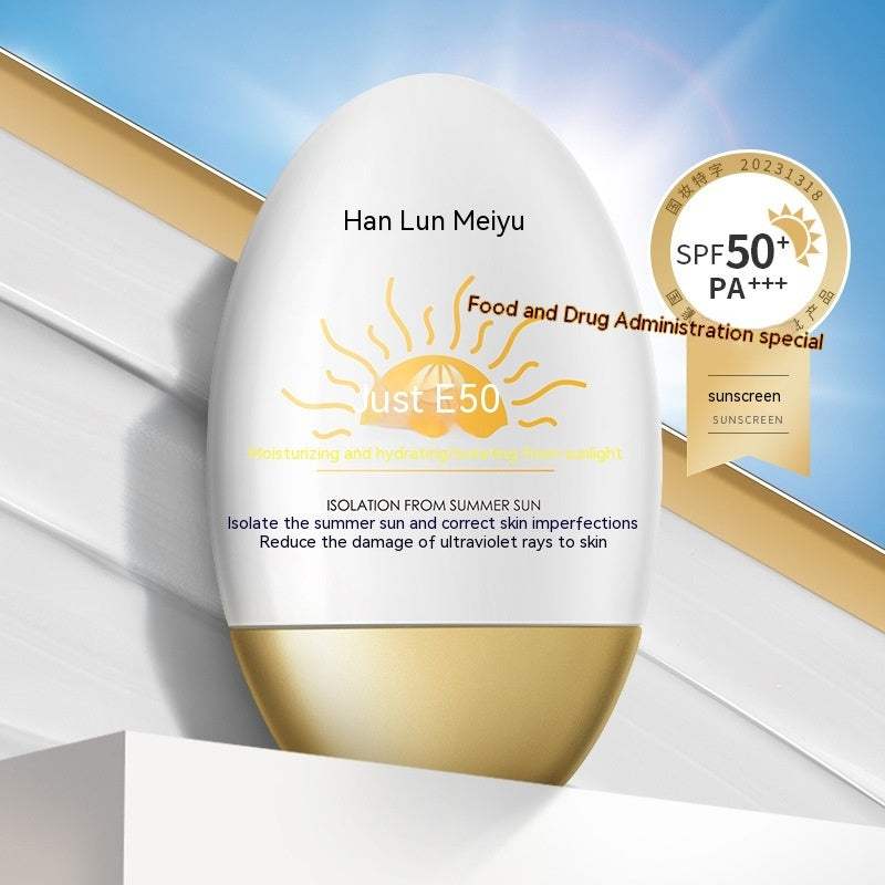 Sun Cream Face UV Sunscreen Concealer Refreshing Whitening Cream SPF 50+