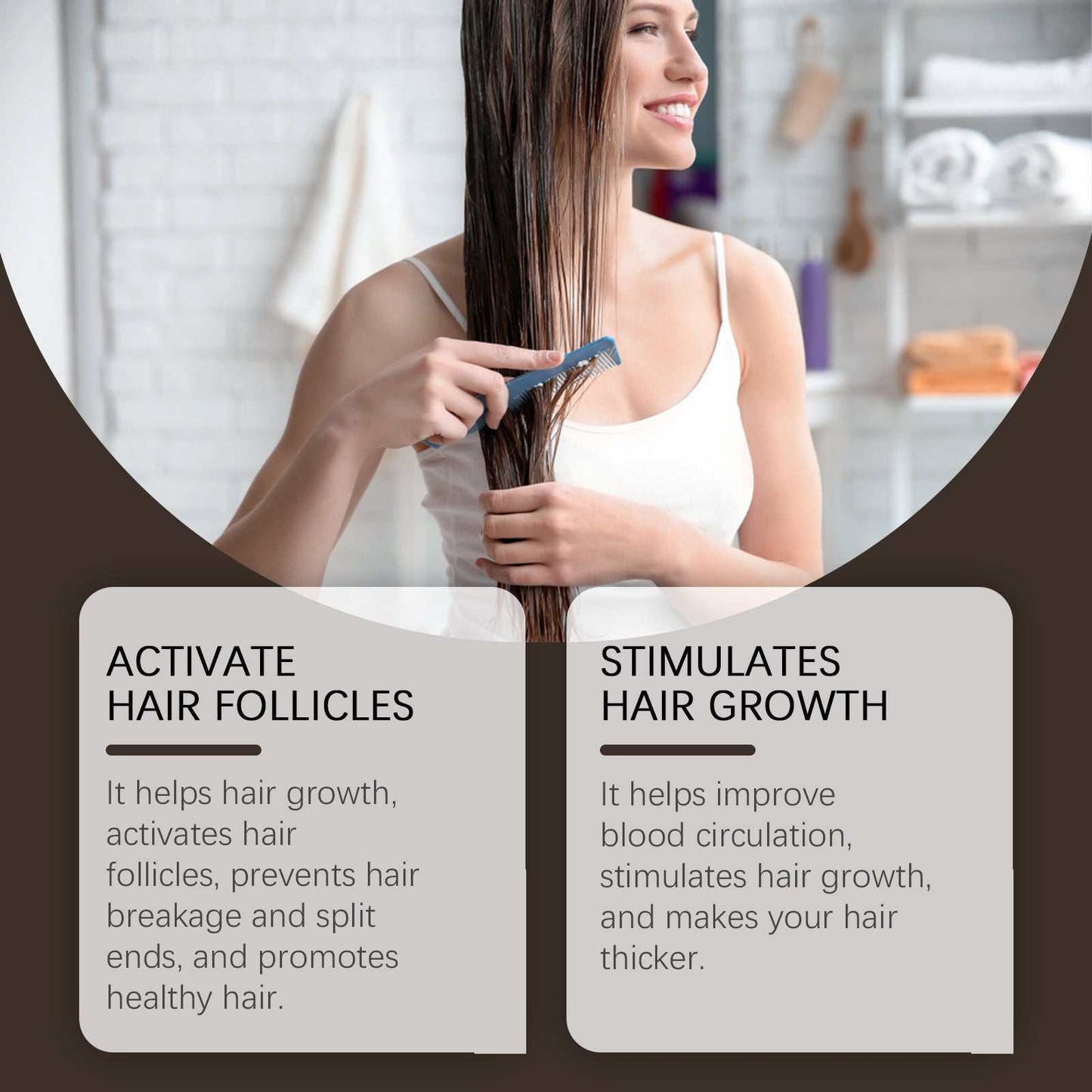 Hair Oil Biotin Repair Serum Spray Healthier Hair Serum Ginger