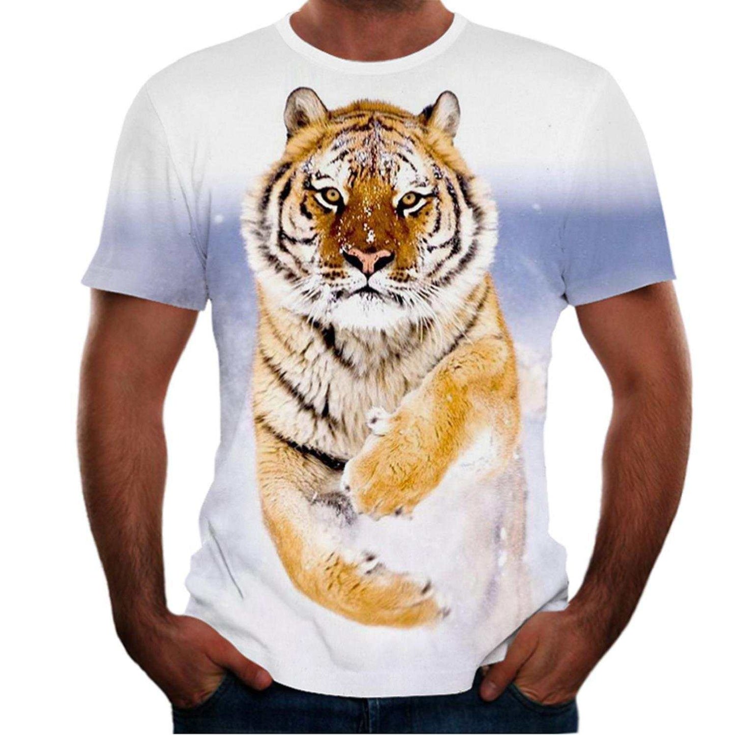 3D Printed T-Shirt New Animal Contemporary Wildlife Unisex Man & Woman