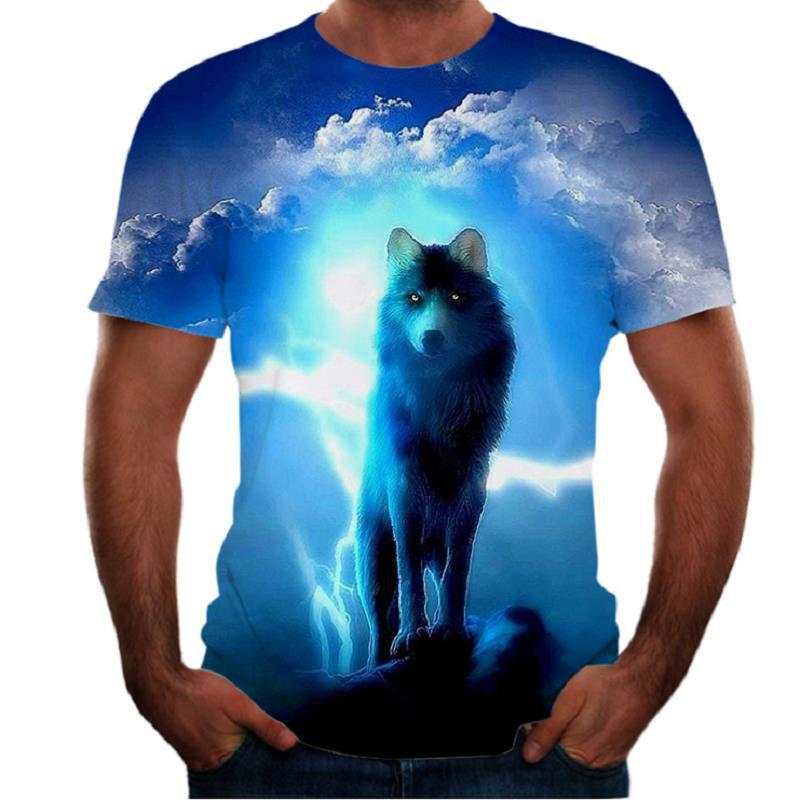 3D Printed T-Shirt New Animal Contemporary Wildlife Unisex Man & Woman