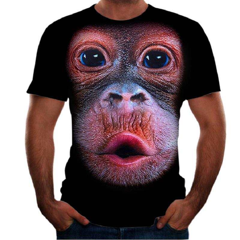 3D Printed T-Shirt New Animal Contemporary Wildlife Unisex Man & Woman