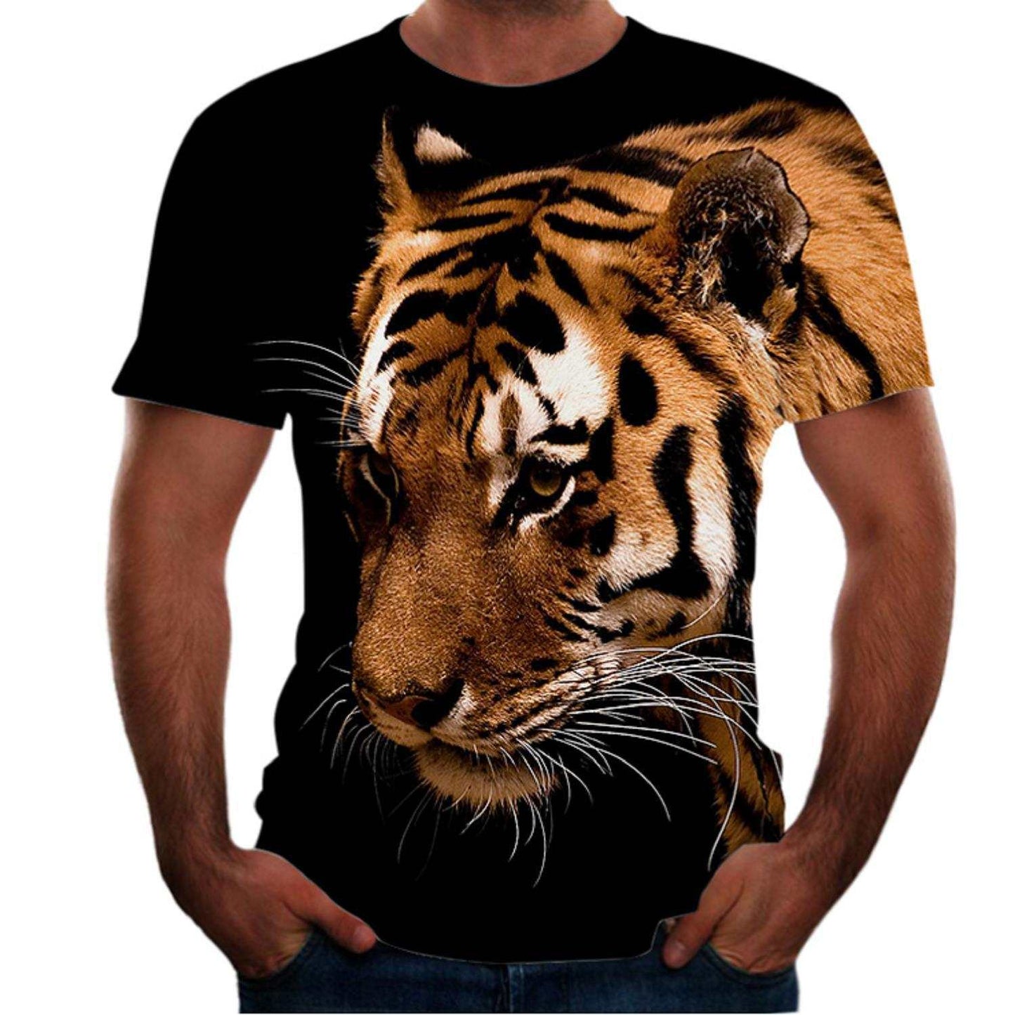 3D Printed T-Shirt New Animal Contemporary Wildlife Unisex Man & Woman