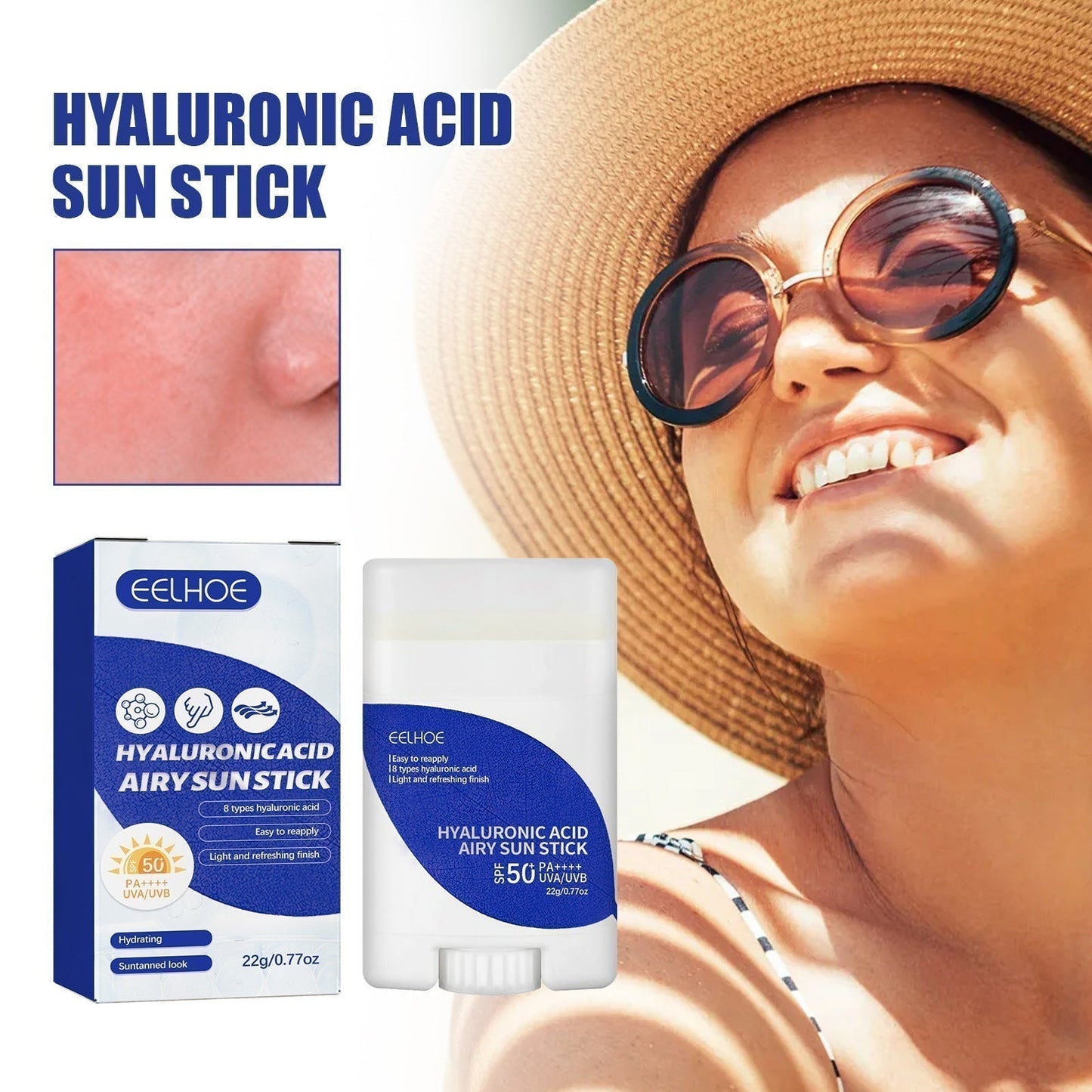 Sun cream Hyaluronic Acid Sun Stick Face Strong UV Protection