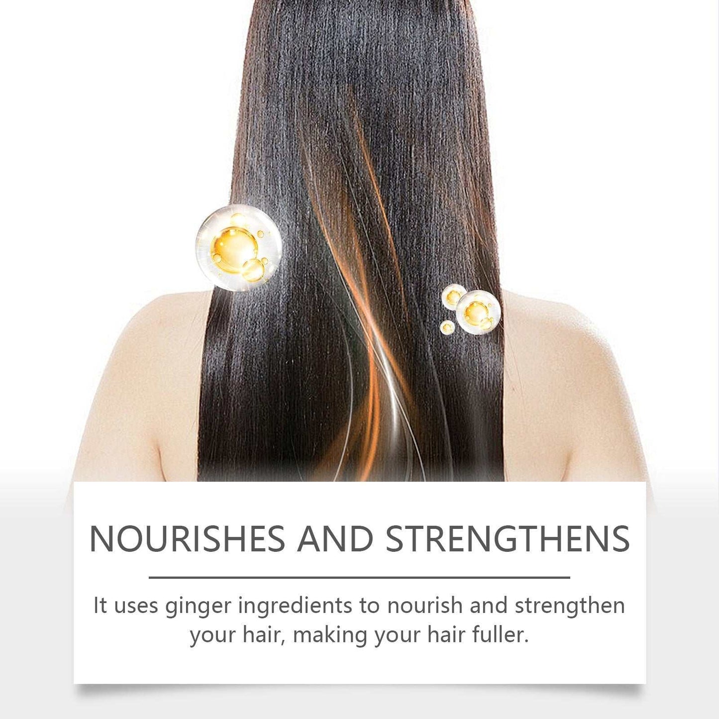 Hair Oil Biotin Repair Serum Spray Healthier Hair Serum Ginger