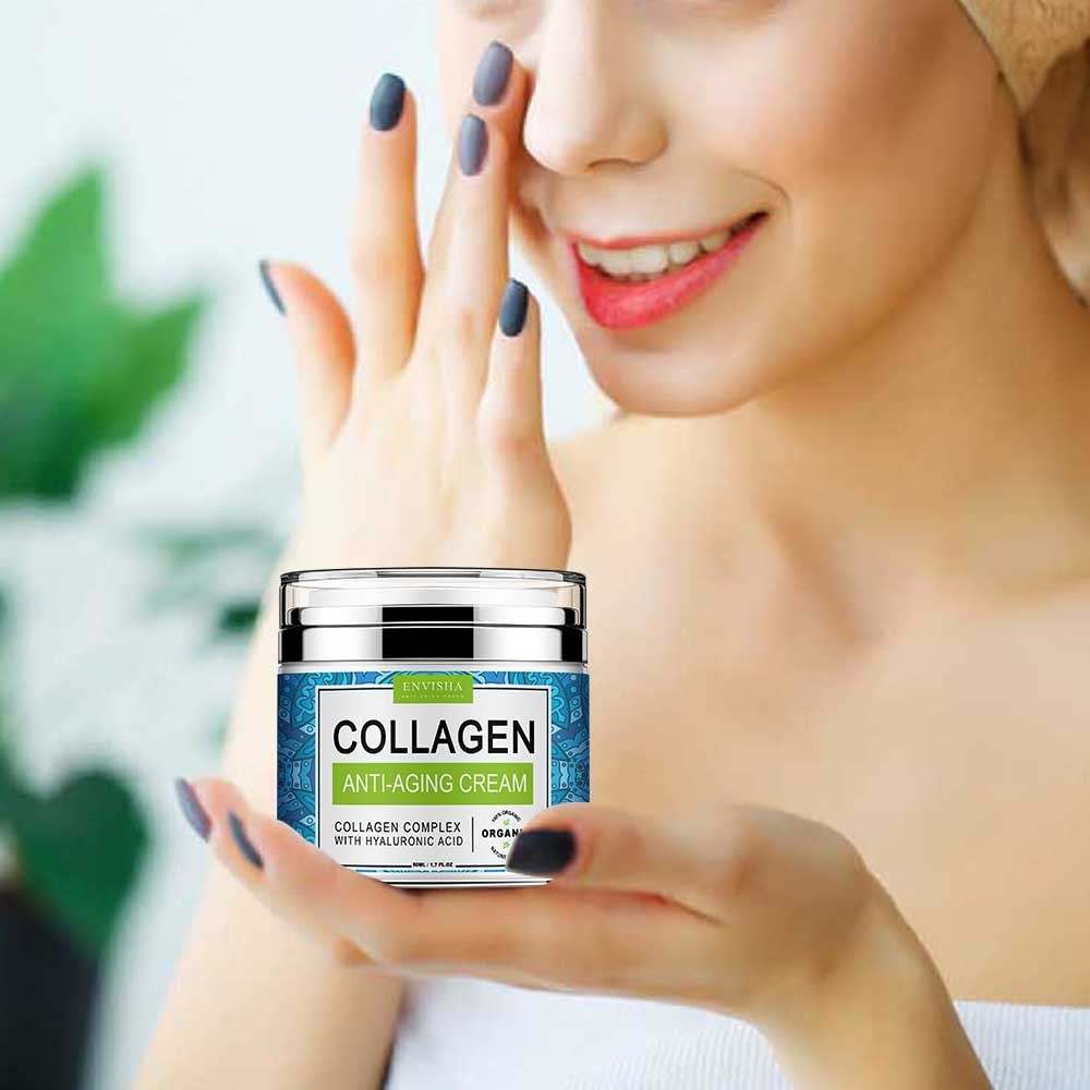 Collagen Cream for Face, Anti Aging Face Moisturizer-Day & Night
