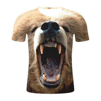 3D Printed T-Shirt New Animal Contemporary Wildlife Unisex Man & Woman