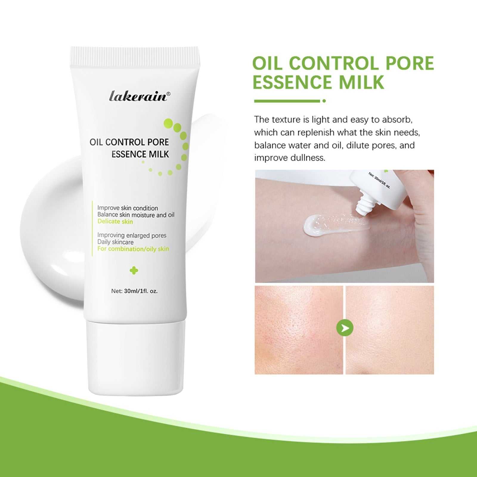Pore Refining Face Moisturiser, Purifying & Hydrating Face Cream, Oil Control Moisturiser Face Women for Enlarged Pores