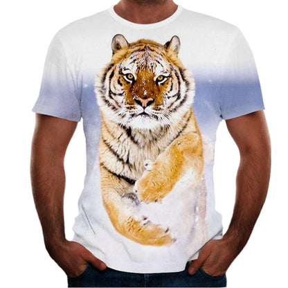 3D Printed T-Shirt New Animal Contemporary Wildlife Unisex Man & Woman