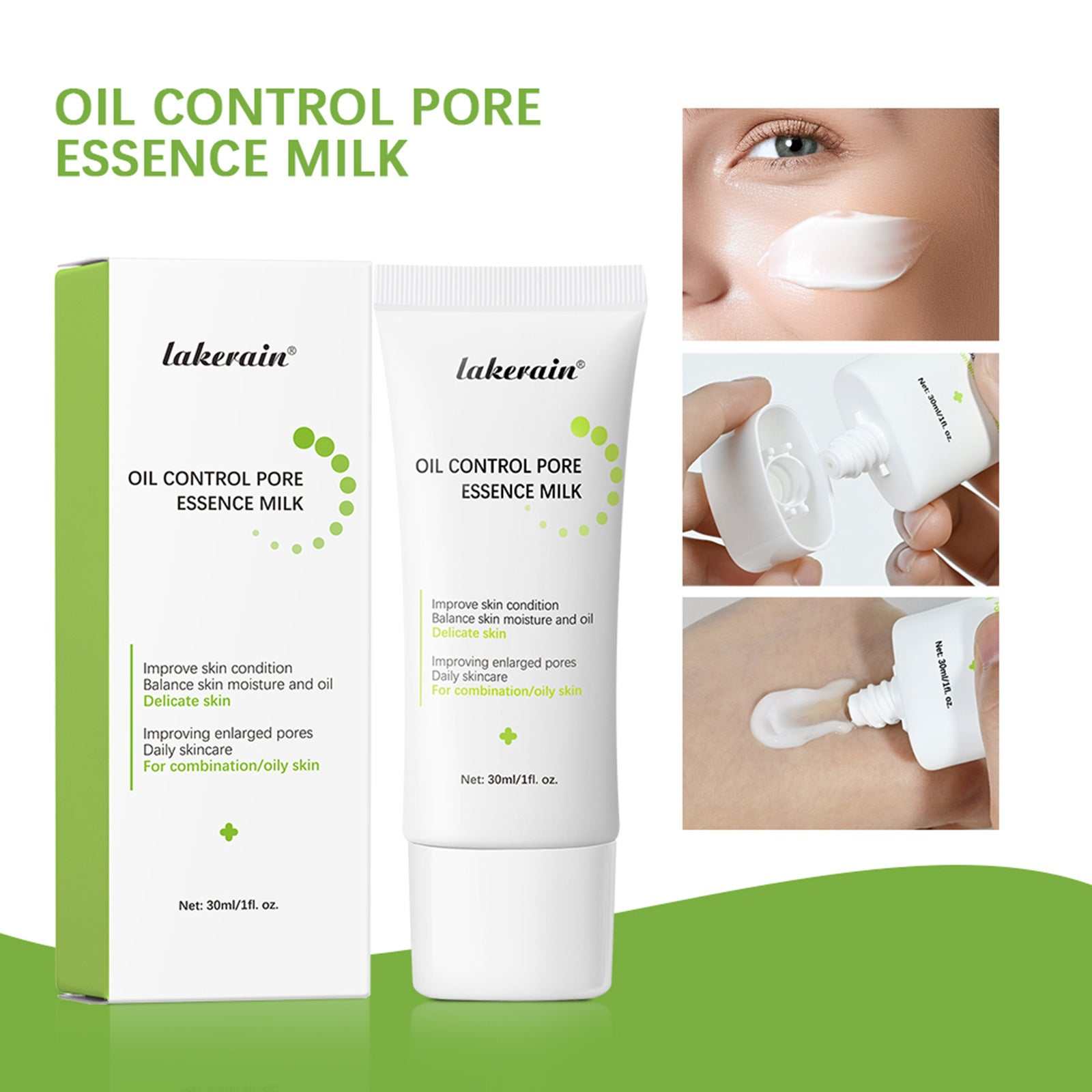 Pore Refining Face Moisturiser, Purifying & Hydrating Face Cream, Oil Control Moisturiser Face Women for Enlarged Pores