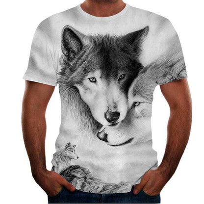3D Printed T-Shirt New Animal Contemporary Wildlife Unisex Man & Woman