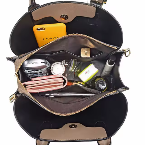 Sol Invictus vintage England designer tote bag in water-resistant PU leather